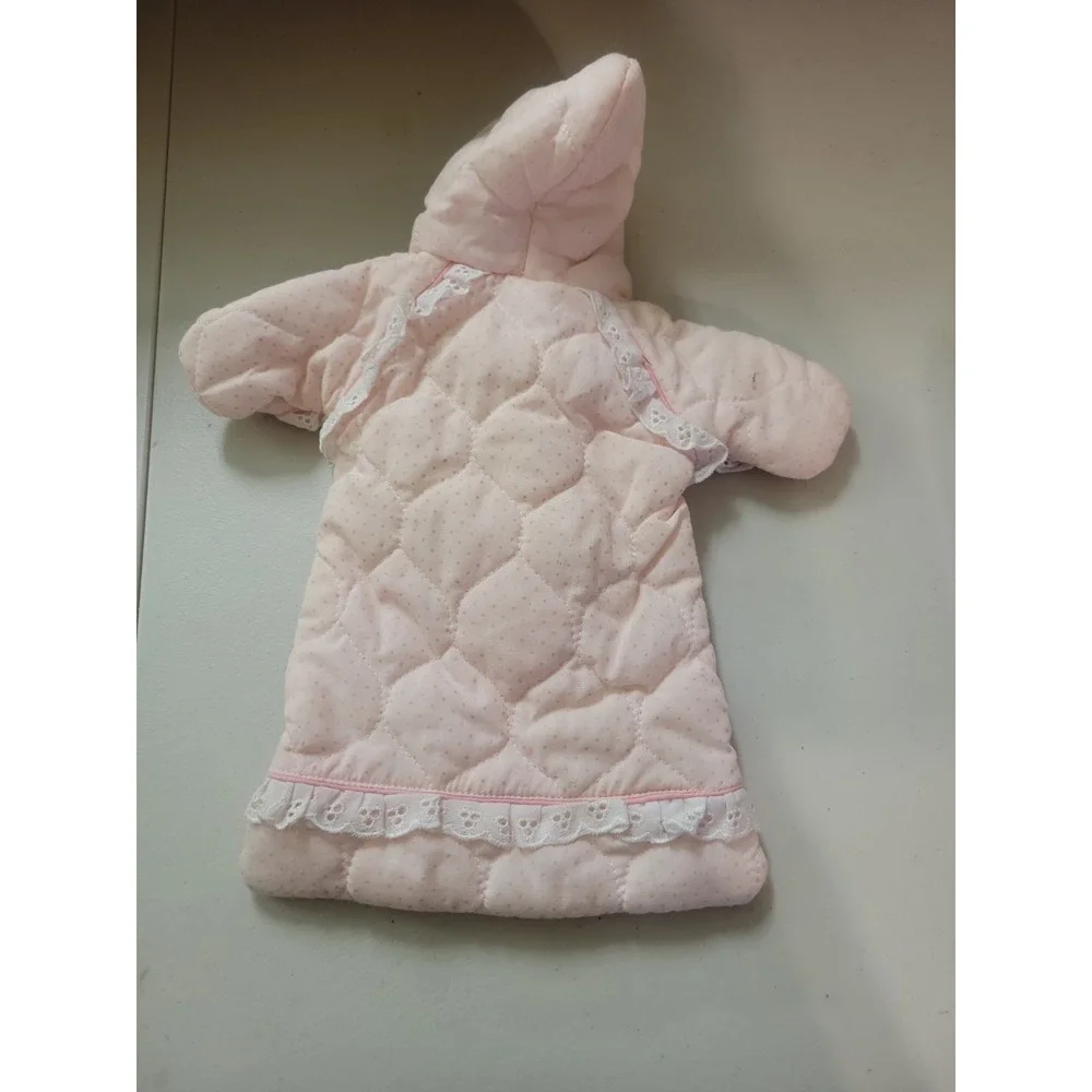 Vtg 1987 Coleco‎ Cabbage Patch Kids CPK Pink Quilted Bunting Sleeper 80s